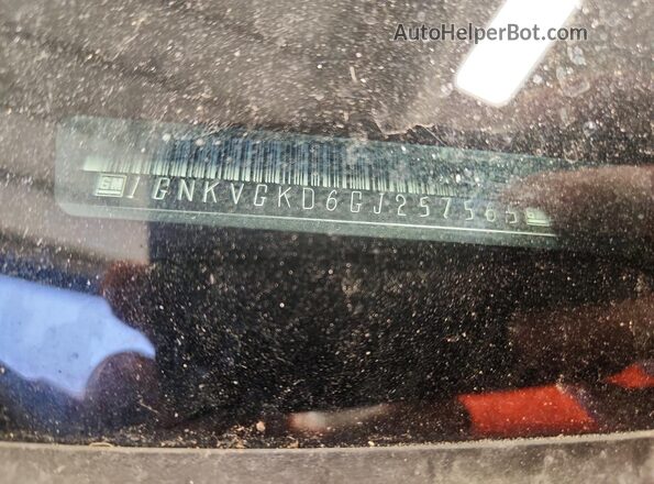 1GNKVGKD6GJ257565 2016 CHEVROLET TRAVERSE Blue VIN sticker view