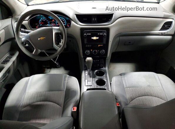 1GNKVGKD7HJ192064 2017 CHEVROLET TRAVERSE Black Widok deski rozdzielczej