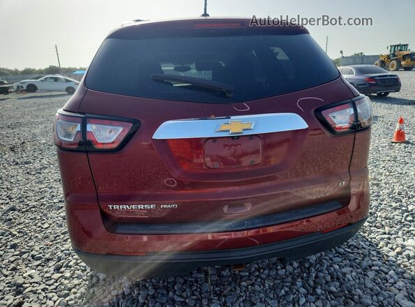1GNKVGKDXHJ248871 2017 CHEVROLET TRAVERSE Burgundy Вид ззаду