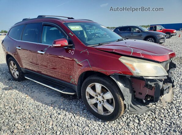 1GNKVGKDXHJ248871 2017 CHEVROLET TRAVERSE Burgundy Передня права чверть