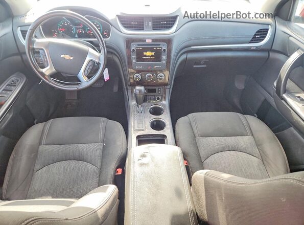 1GNKVGKDXHJ248871 2017 CHEVROLET TRAVERSE Burgundy Вид панелі приладів