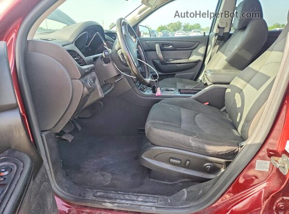 1GNKVGKDXHJ248871 2017 CHEVROLET TRAVERSE Burgundy Вид салону спереду