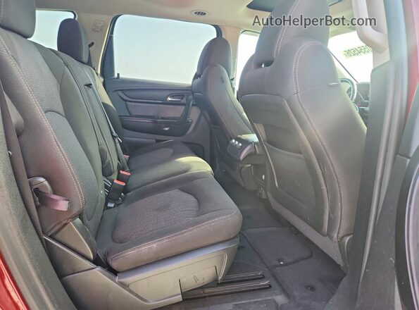 1GNKVGKDXHJ248871 2017 CHEVROLET TRAVERSE Burgundy Вид задніх сидінь