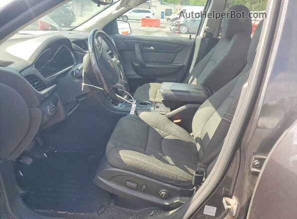 1GNKVGKDXHJ301374 2017 CHEVROLET TRAVERSE Charcoal Vista interior delantera