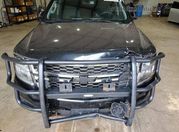 1GNLCDEC8GR406989 2016 CHEVROLET TAHOE Black Vista del compartimento del motor