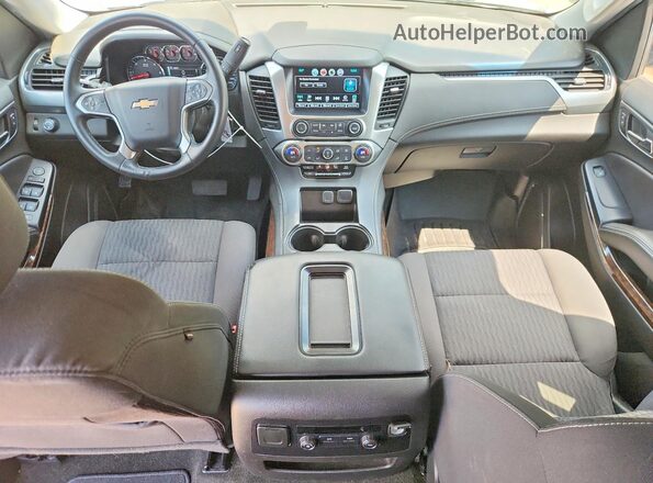 1GNSCAKC7HR401802 2017 CHEVROLET TAHOE Silver Вид панелі приладів