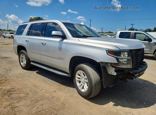 1GNSCAKC7HR401802 2017 CHEVROLET TAHOE Silver Передня права чверть