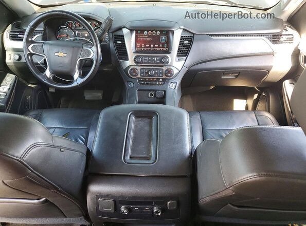 1GNSCBKC0JR203834 2018 CHEVROLET TAHOE Угольный Вид панели приборов
