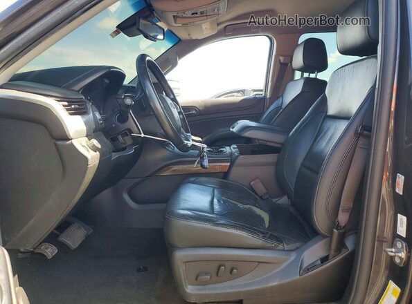 1GNSCBKC0JR203834 2018 CHEVROLET TAHOE Угольный Вид салона спереди