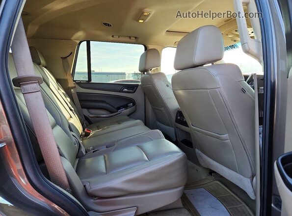 1GNSCBKC4GR312385 2016 CHEVROLET TAHOE Brown Rear interior view