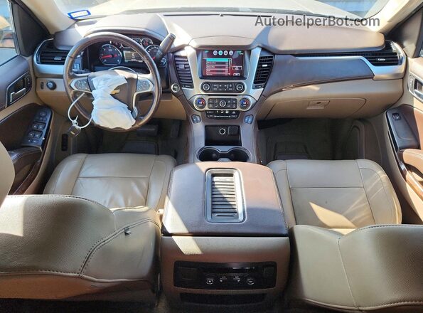 1GNSCBKC4GR312385 2016 CHEVROLET TAHOE Brown Dashboard view