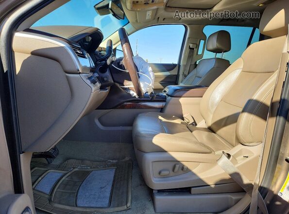 1GNSCBKC4GR312385 2016 CHEVROLET TAHOE Brown Front interior view