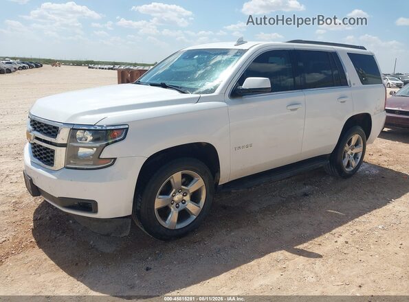 1GNSCBKC4HR330385 2017 CHEVROLET TAHOE White Front left