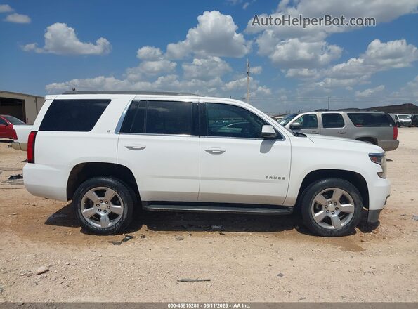 1GNSCBKC4HR330385 2017 CHEVROLET TAHOE White Rear interior view