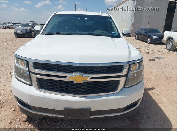 1GNSCBKC4HR330385 2017 CHEVROLET TAHOE White Front view