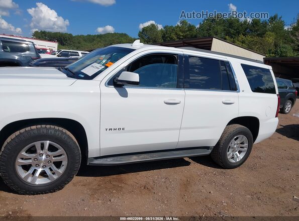 1GNSCBKC4LR170629 2020 CHEVROLET TAHOE White უკანა სალონის ხედი