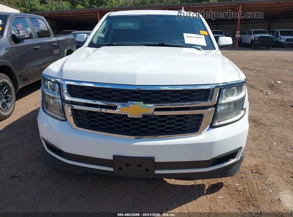 1GNSCBKC4LR170629 2020 CHEVROLET TAHOE White წინა პანელის ხედი