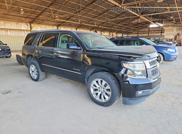 1GNSCBKC5HR121186 2017 CHEVROLET TAHOE Черный Передняя правая четверть