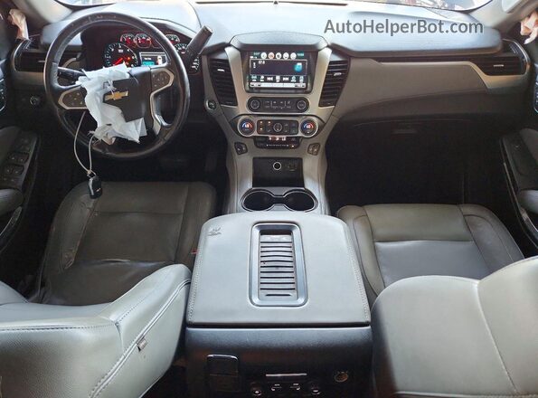 1GNSCBKC5HR121186 2017 CHEVROLET TAHOE Черный Вид панели приборов