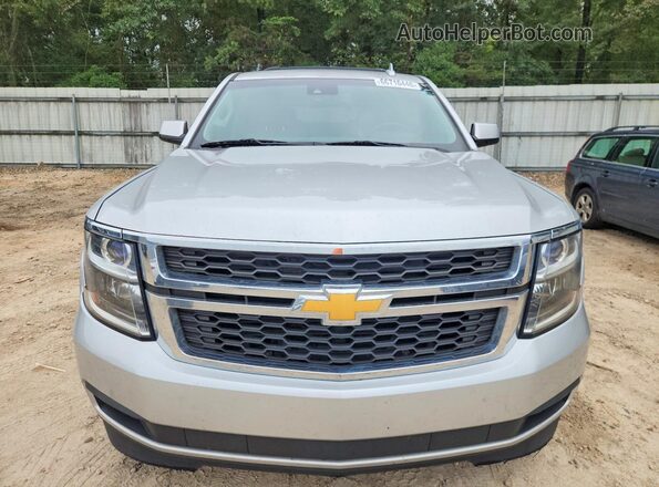 1GNSCBKC7HR208815 2017 CHEVROLET TAHOE Silver Դիմացի տեսք
