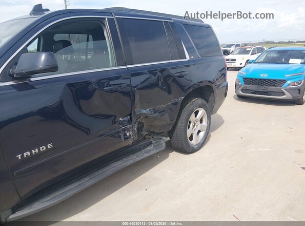 1GNSCBKC8HR185769 2017 CHEVROLET TAHOE Dark Blue Вид спереду