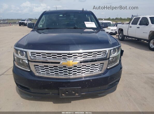 1GNSCBKC8HR185769 2017 CHEVROLET TAHOE Dark Blue Вид щитка приладів