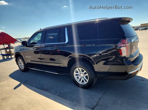 1GNSCBKD8MR372173 2021 CHEVROLET SUBURBAN Black Tył lewy