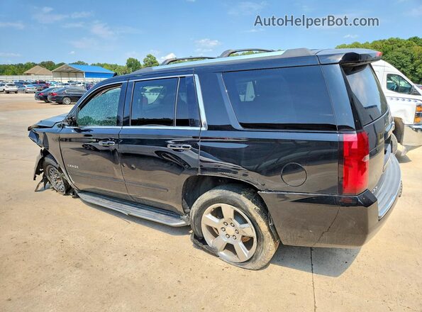 1GNSCCKC8JR256755 2018 CHEVROLET TAHOE Black Trasero izquierdo