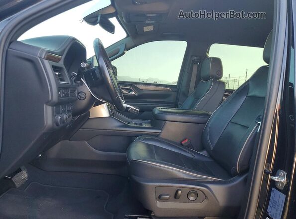 1GNSCFKD7MR238701 2021 CHEVROLET SUBURBAN Black წინა სალონის ხედი