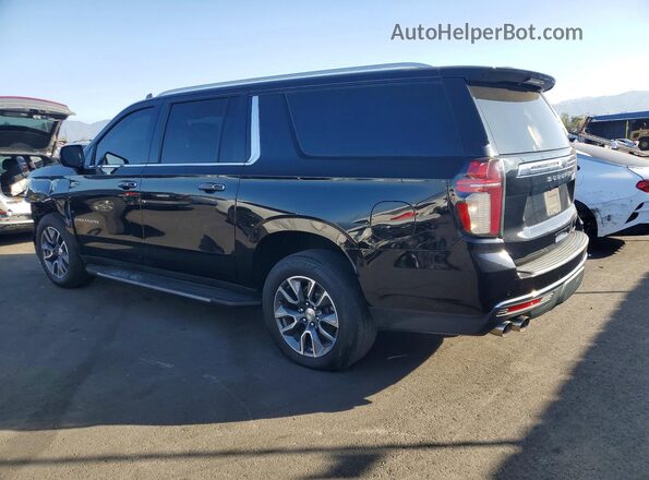 1GNSCFKD7MR238701 2021 CHEVROLET SUBURBAN Black უკანა მარცხენა