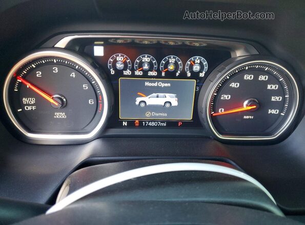 1GNSCFKD7MR238701 2021 CHEVROLET SUBURBAN Black ხელსაწყოთა პანელის ხედი
