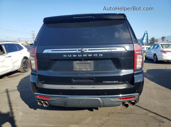 1GNSCFKD7MR238701 2021 CHEVROLET SUBURBAN Black უკანა ხედი