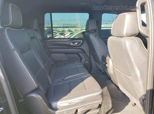 1GNSCFKD7MR238701 2021 CHEVROLET SUBURBAN Black უკანა სალონის ხედი