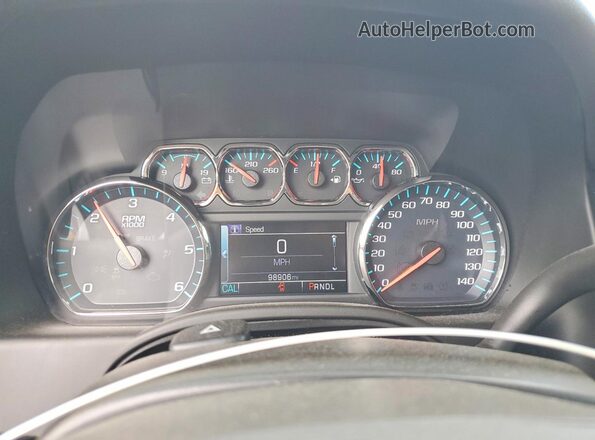 1GNSCGKC7JR155939 2018 CHEVROLET SUBURBAN White Instrument cluster view