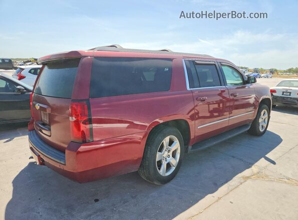 1GNSCHKC4HR336156 2017 CHEVROLET SUBURBAN Красный Задняя правая четверть