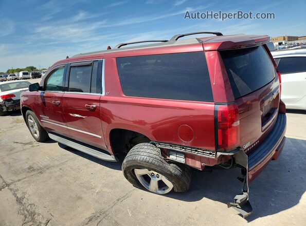1GNSCHKC4HR336156 2017 CHEVROLET SUBURBAN Красный Задняя левая четверть