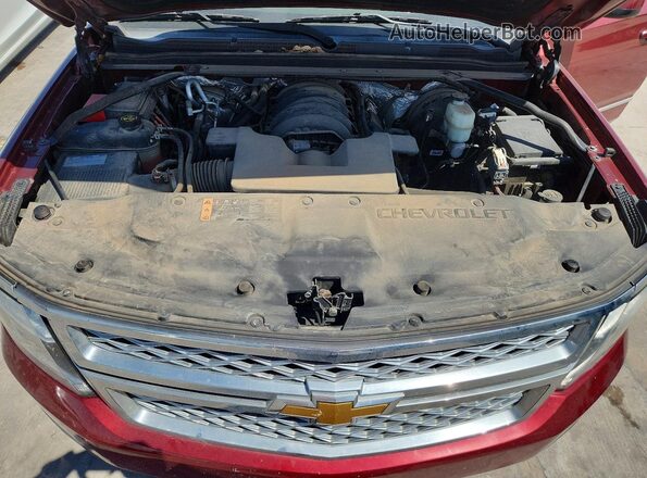 1GNSCHKC4HR336156 2017 CHEVROLET SUBURBAN Красный Вид подкапотного пространства
