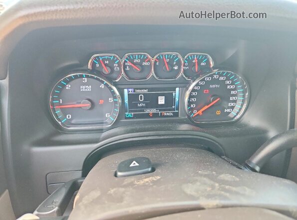 1GNSCHKC7JR257229 2018 CHEVROLET SUBURBAN Gray Вид щитка приладів