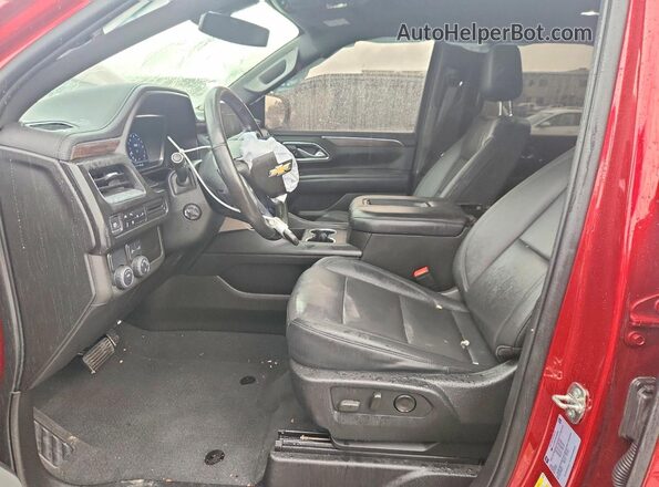 1GNSCNKD9NR306086 2022 CHEVROLET TAHOE Burgundy Սալոնի դիմացի տեսք