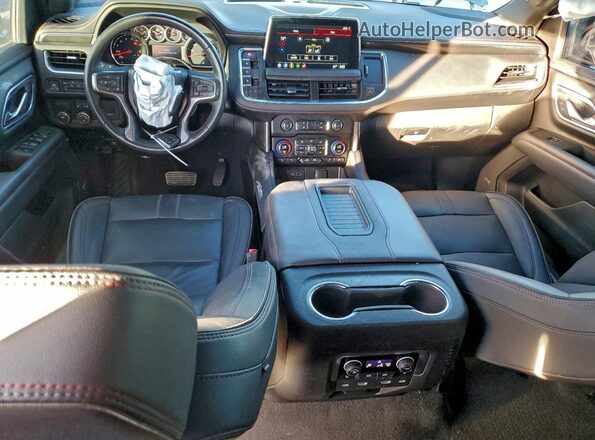 1GNSCRKT7MR463712 2021 CHEVROLET TAHOE Gray წინა პანელის ხედი