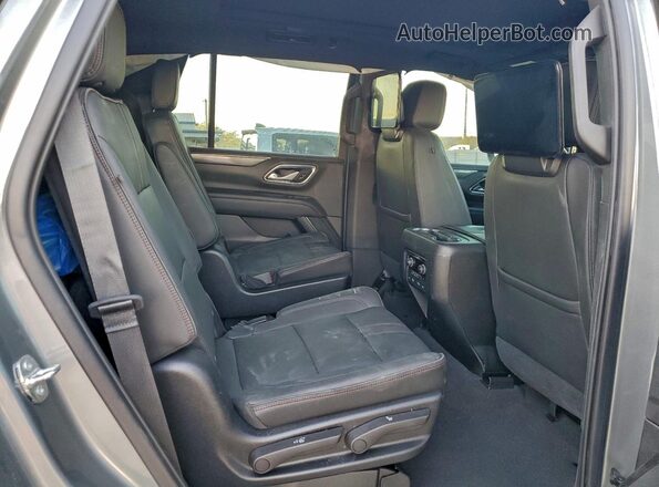 1GNSCRKT7MR463712 2021 CHEVROLET TAHOE Gray უკანა სალონის ხედი