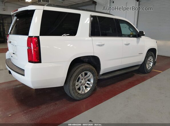 1GNSKAEC0HR329632 2017 CHEVROLET TAHOE White Հետևի աջ