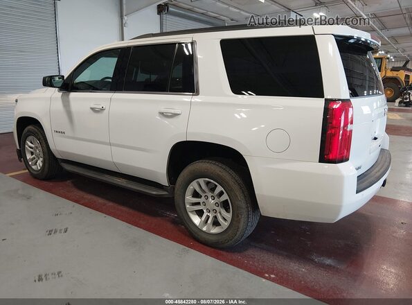 1GNSKAEC0HR329632 2017 CHEVROLET TAHOE White Հետևի ձախ