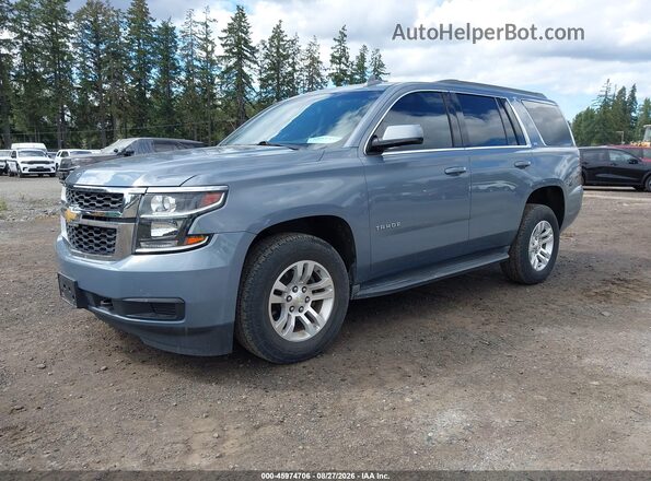 1GNSKAEC3GR413829 2016 CHEVROLET TAHOE Blue Առջևի ձախ երեք քառորդ տեսարան