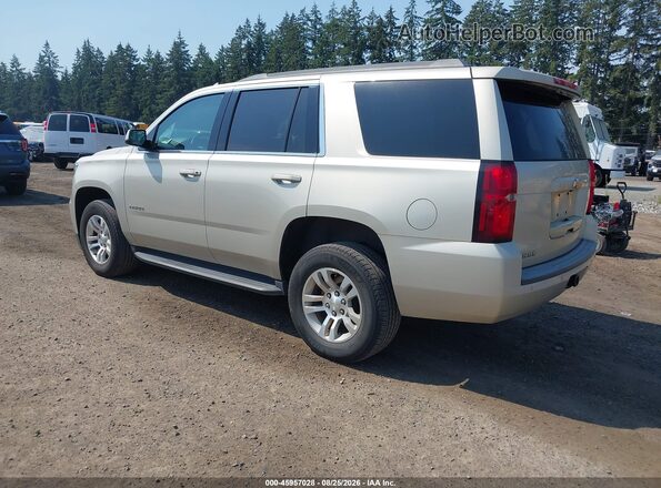 1GNSKAEC8HR313713 2017 CHEVROLET TAHOE Золотой Задняя левая четверть