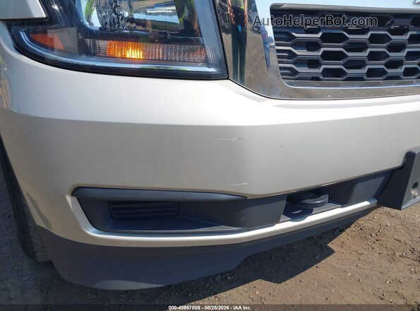 1GNSKAEC8HR313713 2017 CHEVROLET TAHOE Золотой Вид спереди
