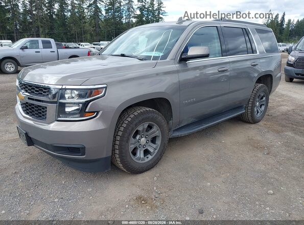 1GNSKAEC8JR336978 2018 CHEVROLET TAHOE Pewter Vista tres cuartos delantera izquierda
