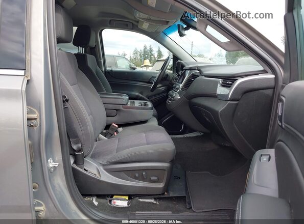 1GNSKAEC8JR336978 2018 CHEVROLET TAHOE Pewter Vista interior delantera