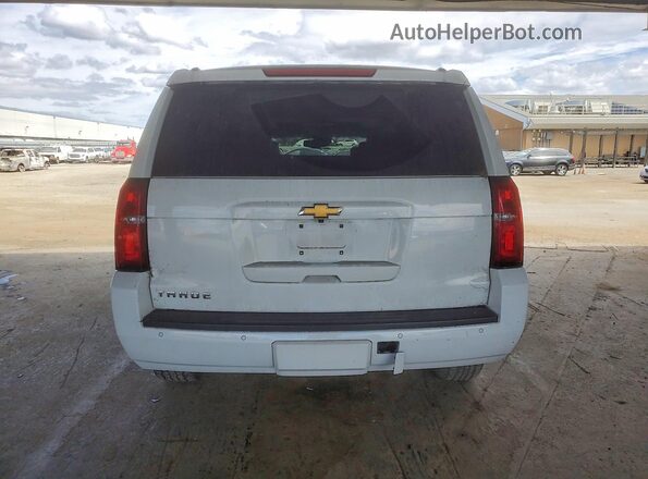1GNSKBKC1KR352905 2019 CHEVROLET TAHOE White Հետևի տեսք