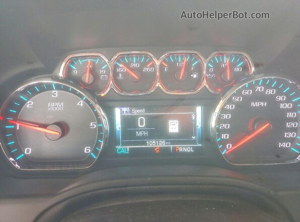 1GNSKBKC1KR352905 2019 CHEVROLET TAHOE White Սարքավորումների վահանակի տեսք